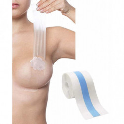 Invisible Breast Lift Tape, Bob Tape Self Adhesive Bra for Chest Push up, Breathable Backless Bra Support Tape