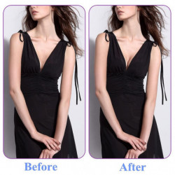 Invisible Breast Lift Tape, Bob Tape Self Adhesive Bra for Chest Push up, Breathable Backless Bra Support Tape