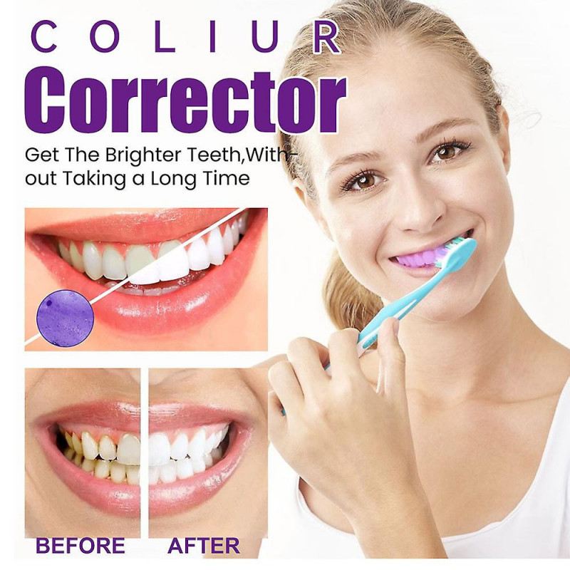 Purple Whitening Toothpaste Strengthen Teeth Cleaning Whitener Teeth Care Supplies