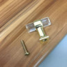 Elegant Decoration Furniture Door Knobs Decorative Door Handle Knobs Clear Acrylic Door Handle , 40mm B40mm B