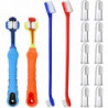 14pcs Dog Toothbrushes, 10 Pet Finger Toothbrush, 2 Triple Co Dog Toothbrushes And 2 Double Co Dog Toothbrushes, [...]