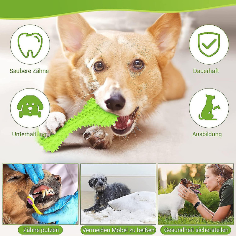 Chew Toys For Dogs, Dog Toothbrush, Chew Sticks Toothbrushes For Dogs Sturdy Natural Rubber And Teeth Cleaning, [...]