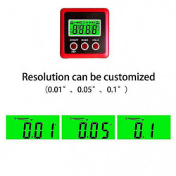 Angle Measurer Digital Lcd Digital Goniometers Shell Chamfer Inclinometer Waterproof Protractor For