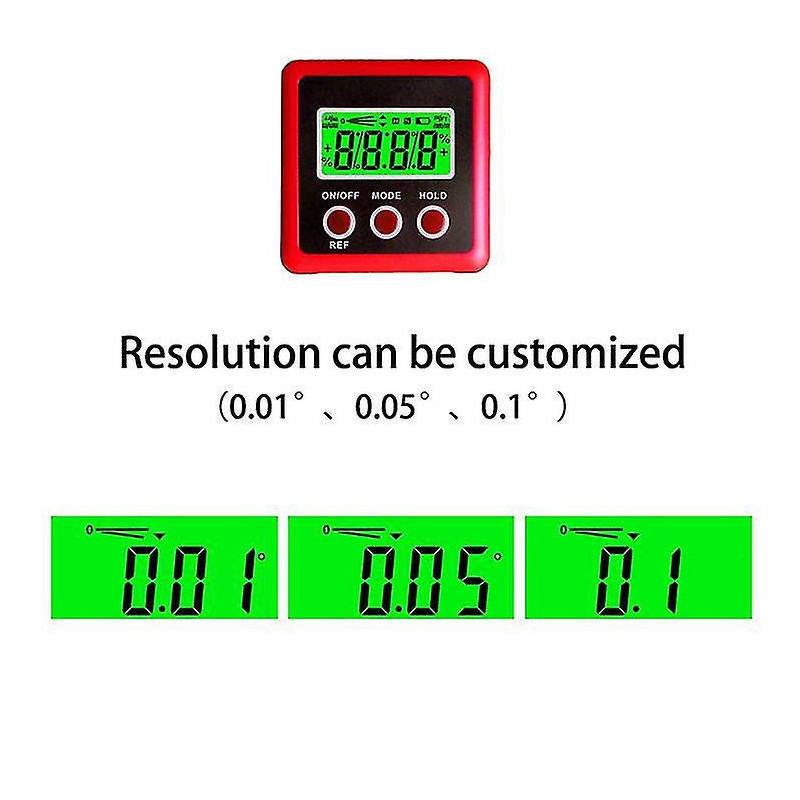 Angle Measurer Digital Lcd Digital Goniometers Shell Chamfer Inclinometer Waterproof Protractor For