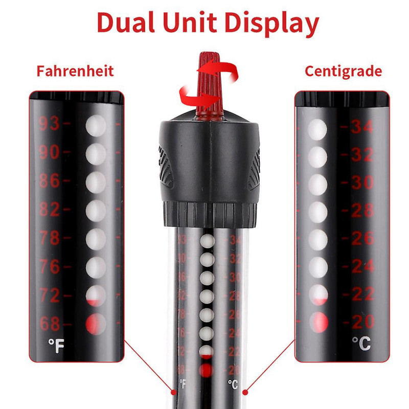 Aquarium Heating Rod Automatic Thermostat Aquarium Heating Rod Turtle Heating Rod Thermostat Rod (ht50w)