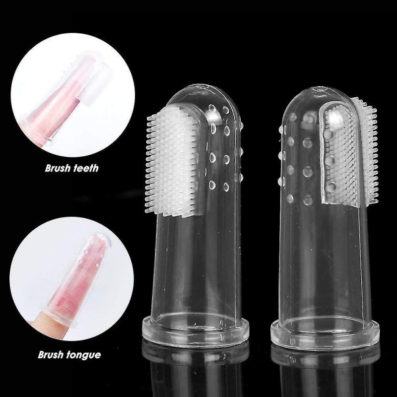 Set Of 15, Pet Toothbrush Set, 5 Dual Headed Toothbrush Dog Toothbrush And 10 Finger Toothbrush For Dog And Cat [...]