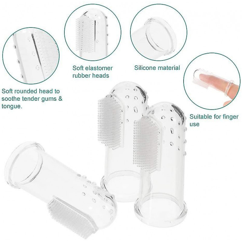 Pet Finger Toothbrush, 12 Pieces Dog Toothbrushes, Dental Hygiene Brushes For Dog And Cat, Silicone Dog Toothbrush [...]