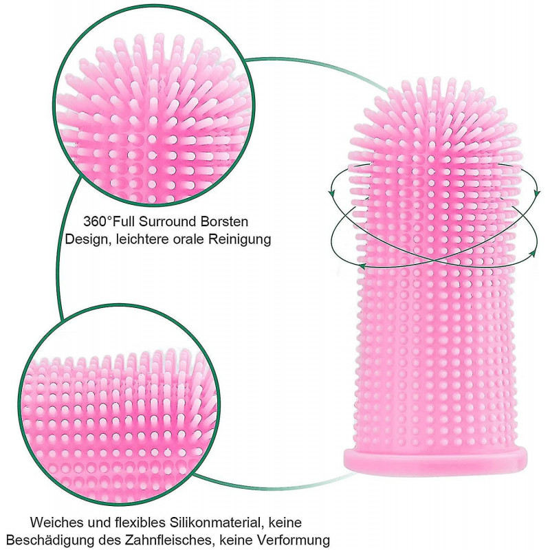 Dog Toothbrush For Dogs Soft Finger Toothbrush Made Of Food Safe Silicone For Dogs, Cats And Pets - 360 Fully [...]