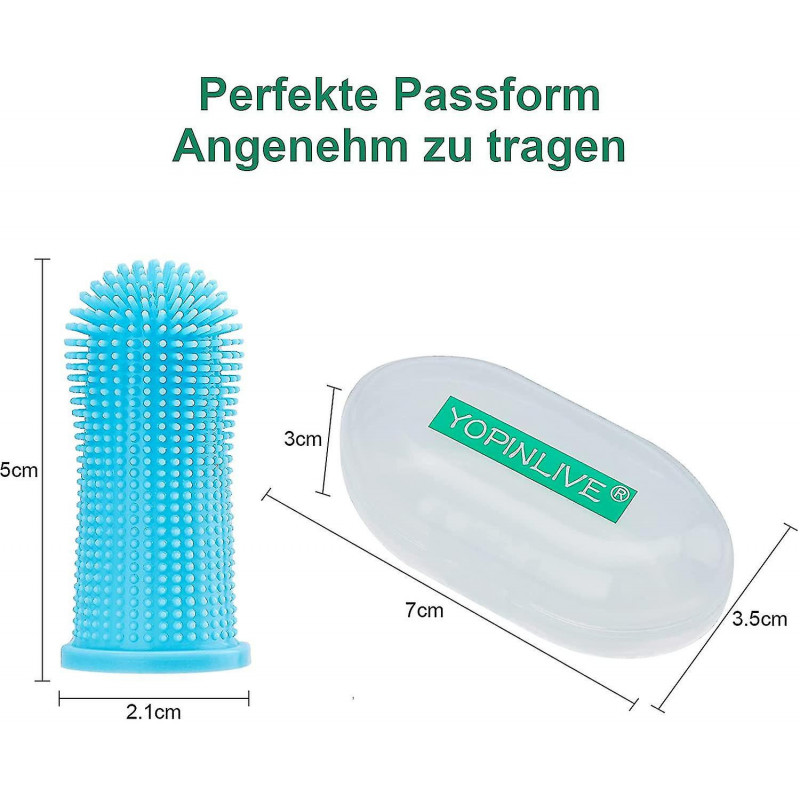 Dog Toothbrush For Dogs Soft Finger Toothbrush Made Of Food Safe Silicone For Dogs, Cats And Pets - 360 Fully [...]