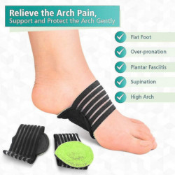 Arch Bandage Elastic Foot Wraps Insoles Foot Protection Arch Support