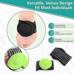 Arch Bandage Elastic Foot Wraps Insoles Foot Protection Arch Support