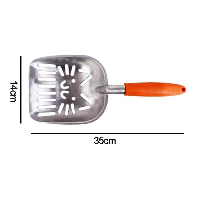 Cat Litter Scoop, Litter Scoop For Dogs & Cats, Comfortable Rubber Handle Litter Box Scoop, Stainless Steel Scoop [...]