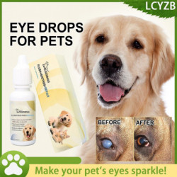 Pet eye drops relieve cats and dogs' eye discomfort, clean tear marks and eye dirt, pet care products 1PCS