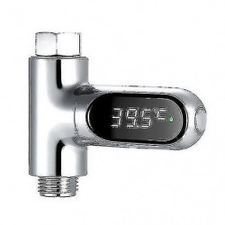 Led Display Water Meter Thermomètre de douche numérique Bain Température Moniteur température Température