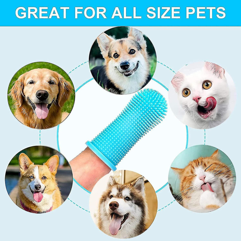 Dog Toothbrushes, 4 Piece Finger Toothbrush For Dogs, Cat Toothbrush, Soft Silicone Pet Finger Toothbrush, Dog [...]