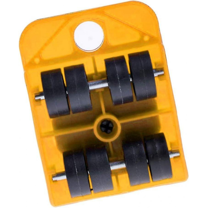 Furniture Lifter Slides Move Roller Tools Max 150kg 360 Rotation Pad 100x80mm - Yellow, 10x8cm10x8cm Yellow