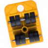 Furniture Lifter Slides Move Roller Tools Max 150kg 360 Rotation Pad 100x80mm - Yellow, 10x8cm10x8cm Yellow