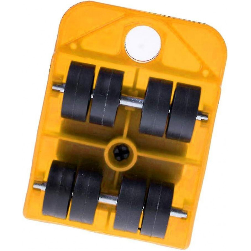 Furniture Lifter Slides Move Roller Tools Max 150kg 360 Rotation Pad 100x80mm - Yellow, 10x8cm10x8cm Yellow
