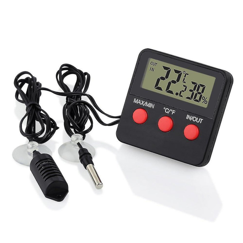 Digital Incubator Pet Animal Temperature And Humidity Meter Aquarium Digital