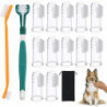 15pcs Pet Toothbrushes Set Dog Dental Hygiene Brushes Natural Rubber Pet Teeth Cleaning Pet Tooth Lege With 12x [...]