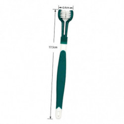 Brosse à dents pour chien à trois côtés Réduire le tartre / Les dents de chat pour animaux de compagnie Nettoyage [...]