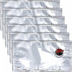 6 Pièces Sac À Vin Sac À Main Recharge Vessies Réutilisable Réutilisable Vin Remplacement Pochette De Rangement [...]