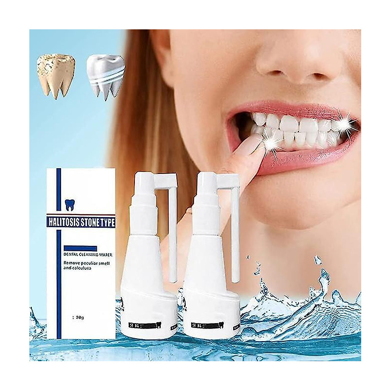 30ml Spray dentaire dissolvant sans calcul, nettoyant dentaire pour dents décapantes, spray rafraîchissant pour la [...]