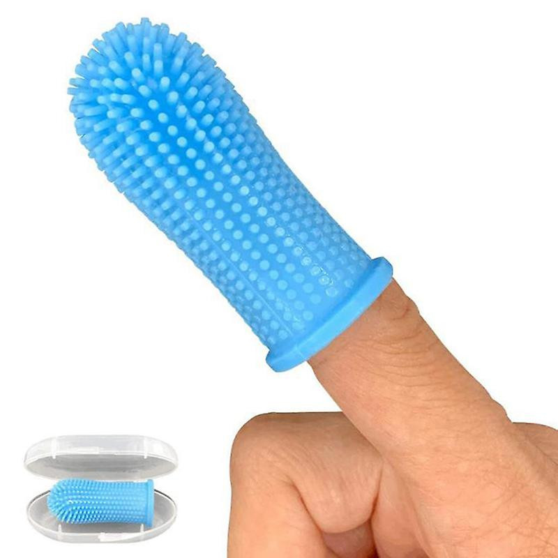 Super Soft Pet Finger Toothbrush Dog Brush Bad Breath Tartar Teeth Care Tool
