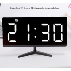 Led Digital 's Electronic Temperature C With Snooze Funct Desk C Li