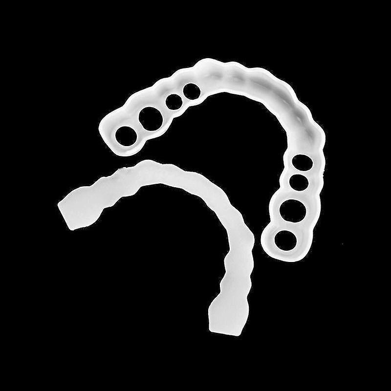 Silicone Fake Teeth False Tooth Cover, Blanchissant denture dentaire soins buccodentaire