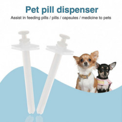 2pcs Medicine Feeding Home Capsules Pet Pill Dispenser Universal Cat Chumian 2pcs Medicine Feeding Home Capsules Pet Pill Dispenser Universal Cat Chumian