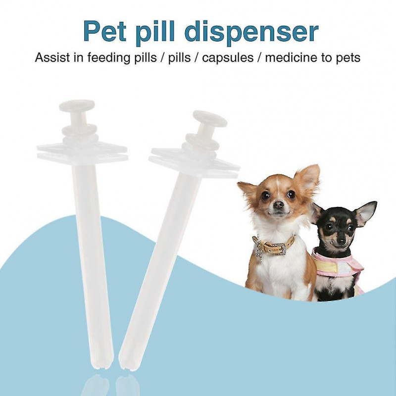 2pcs Medicine Feeding Home Capsules Pet Pill Dispenser Universal Cat Chumian