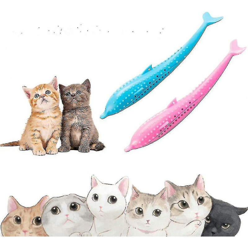 Cat Toothbrush, Cat Fish Shape Teeth Cleaning Toy, Cat Toothbrush, Fish Cat Toy, Toothbrush For Cats, Chewing [...]