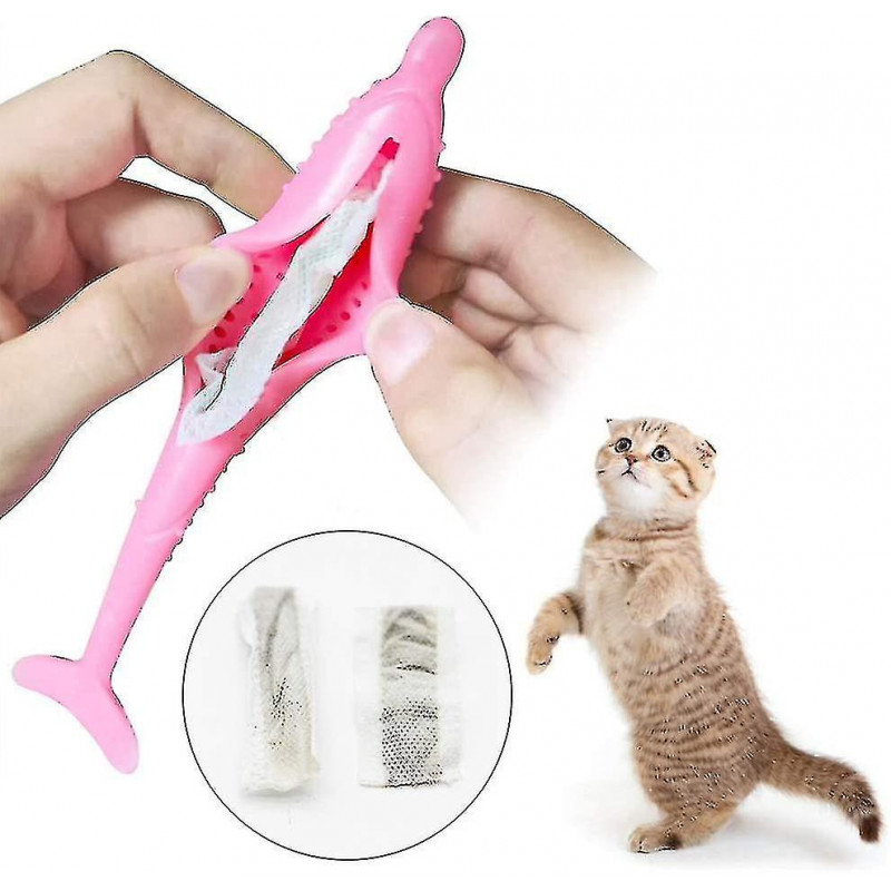 Cat Toothbrush, Cat Fish Shape Teeth Cleaning Toy, Cat Toothbrush, Fish Cat Toy, Toothbrush For Cats, Chewing [...]
