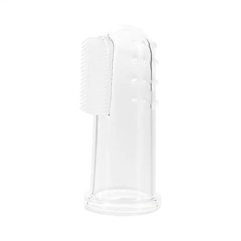 Dog toys Pet Super Soft Pet Finger Toothbrush Clean Teeth Dental Care Puppy Kitten Brush Pet Supplies