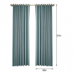 Blackout Curtains For Bedroom Grommet Insulated Room Curtains For Living Room, Set Of 2 Panels (39*51in) Coffee [...]