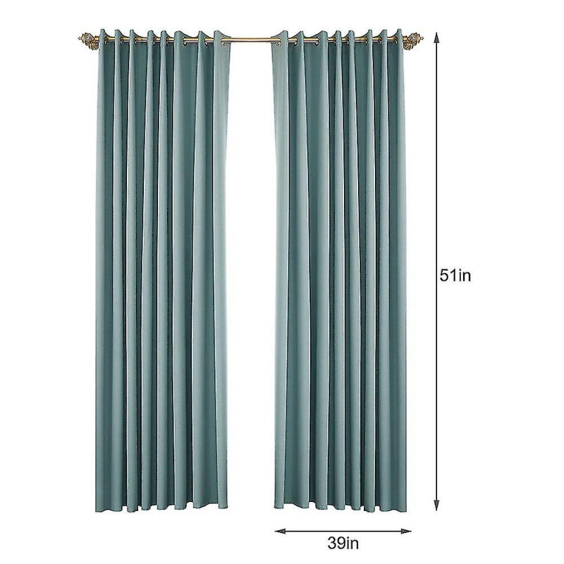 Blackout Curtains For Bedroom Grommet Insulated Room Curtains For Living Room, Set Of 2 Panels (39*51in) Coffee [...]
