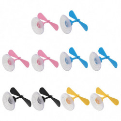 10 Pcs Motorcycle Helmet Propeller Dragonfly Wings Suction Cup (Random Color)