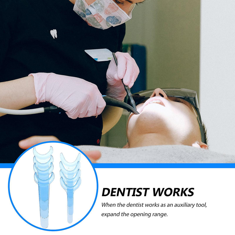 8 PCS Mouth Prop Dental Lip Cheek Retractor Mouth Opener Teeth Oral Care Tool