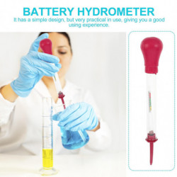 2pcs Suction Type Battery Electrolytic Hydrometer Electro-hydraulic Density Meter