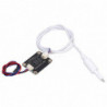 Water Conductivity Sensor PCB Water Monitoring Sensors Module with Waterproof Probe for Hydroponics