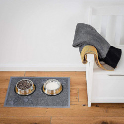 Cat Feeding Mat For Food And Water Bowls Machine Washable Waterproof