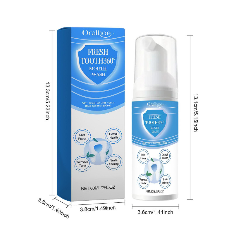 Oral Cleansing Toothpaste Foam Toothpaste Improve Your Oral Hygiene 60ml