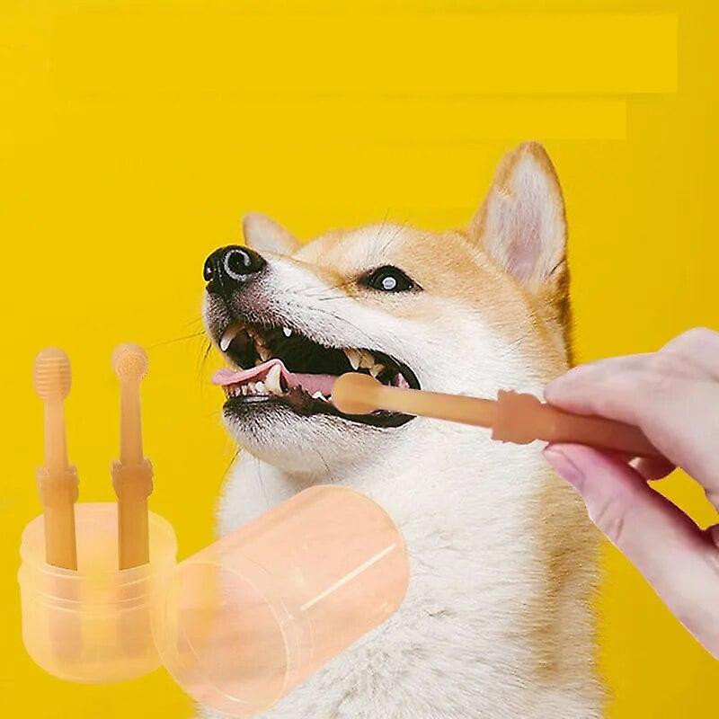 3-piece Dog Toothbrush Pet Toothbrush For Removing Bad Breath Tartar And Care For Dogs And Cats Durable Brush For [...]