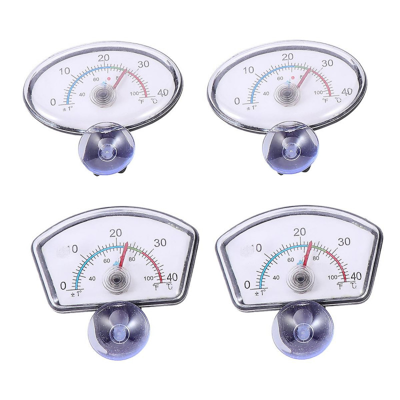 4 Pcs Digital Temperature Gauge Fish Tank Digital Fish Tank Strip Water Temperature Meter Aquarium Fish Tank