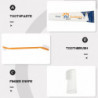 2 Sets Pet Dog Toothpaste Teeth Cleaning Toothpaste Pet Cleaner With Brush