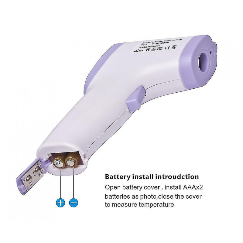 Thermomètre Animal Thermomètre Animal Animal Chien Chien Vache Mouton Cochon Lapin Infrarouge Sans contact Thermomètre