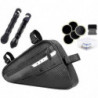 Multifunctional Bicycle Repair Kit, Triangle Bag + Tire Spoon + Tire Patch
