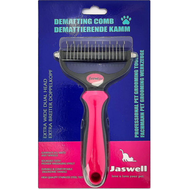 Unterfellbrste Entfilzungsstriegel Fr Hunde Und Katzen Mit Mittel- Bis Langhaar - Unterwollbrste Gegen [...]