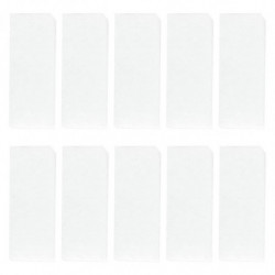 10Pcs Fryer Filters Heat Resistance 500 Degree Celsius Lightweight Easy to Install Convenient Soft